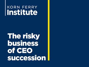 Boards should identify and embrace CEO succession risk