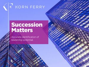 Global Korn Ferry Succession Study points to reasons why promotions fail